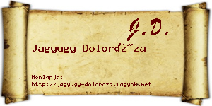 Jagyugy Doloróza névjegykártya